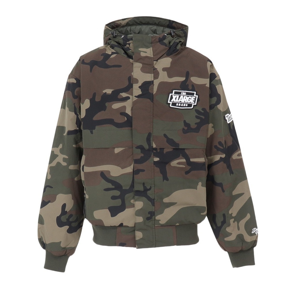 X-LARGEナイロンパファージャケット エクストララージ XLARGE NYLON