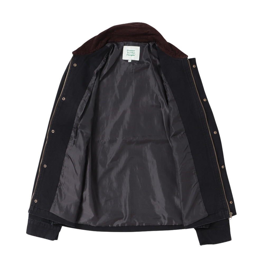 パワー・トゥ・ザ・ピープル（POWER TO THE PEOPLE）（メンズ、レディース）エリコーディロイCollar ジャケット 5701019-01 BLK