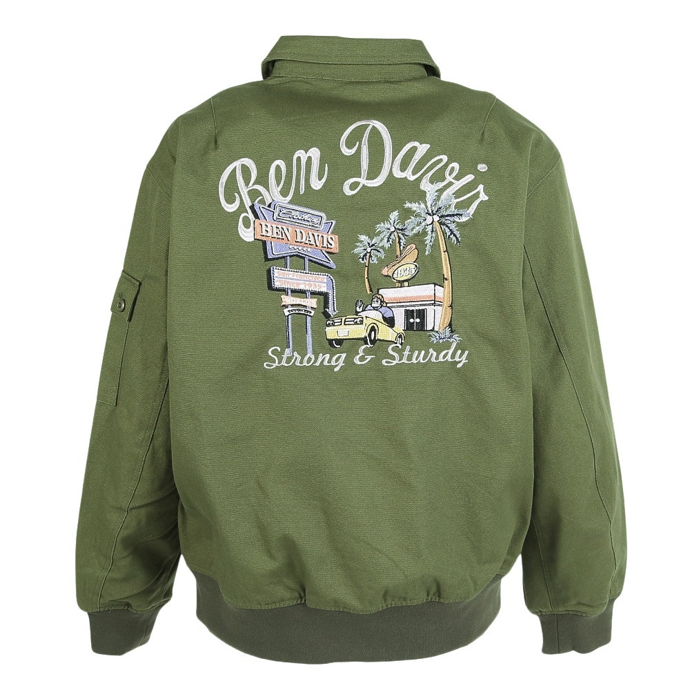 ベンデイビス(BEN DAVIS)(メンズ)バック刺繍 ダックジャケット ベンデイビス(BEN DAVIS)(メンズ)バック刺繍 ダックジャケット