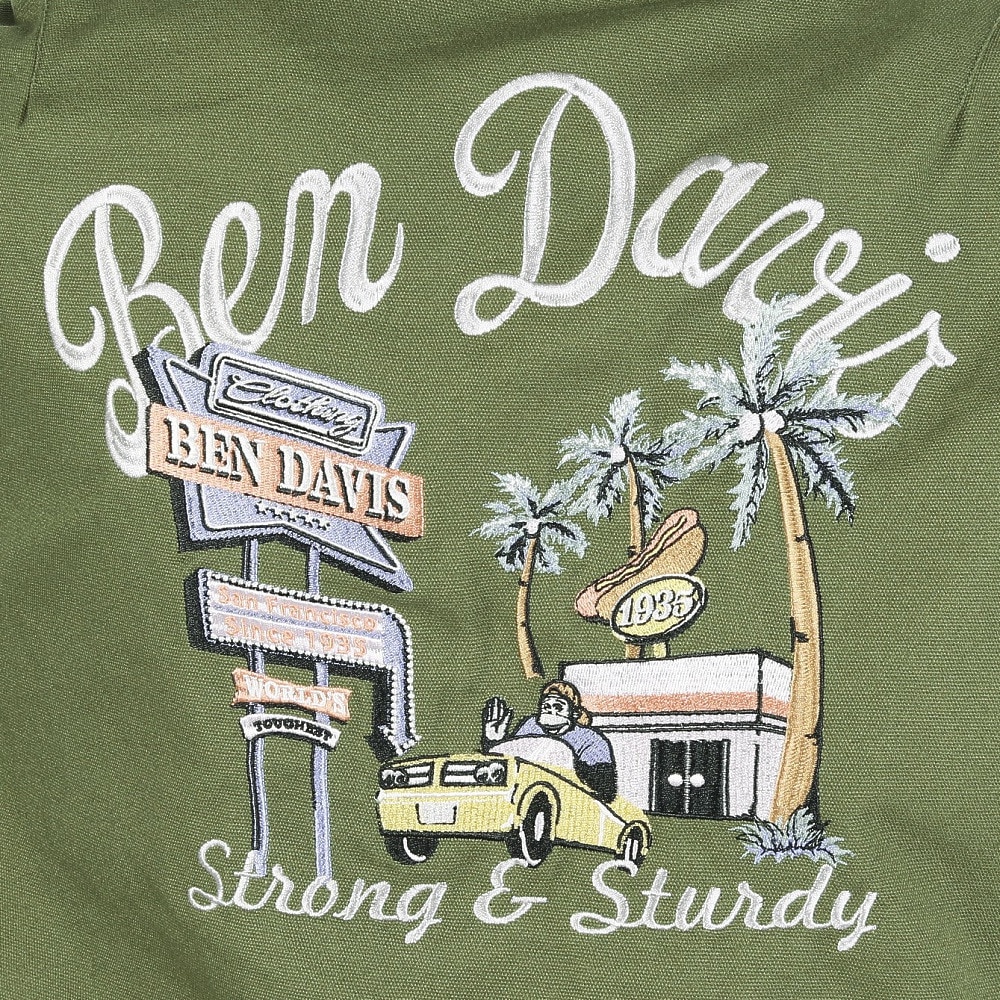 ベンデイビス（BEN DAVIS）（メンズ）バック刺繍 ダックジャケット