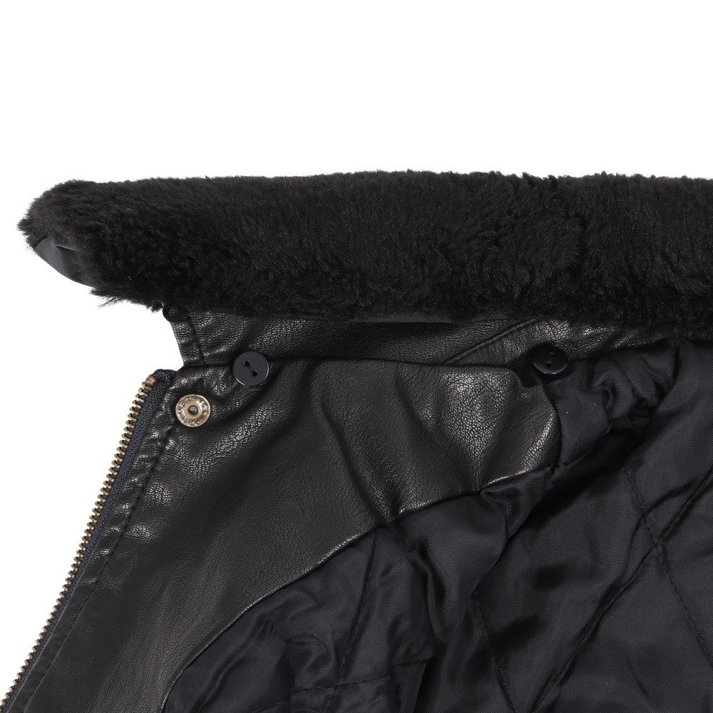 belvet黒レザージャケット Vintage style Multi-Pocket Leather Jacket – BELVET