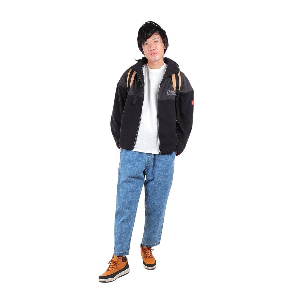 ManhattanPortage（メンズ）フーデッドブルゾン MP-M488 BLK