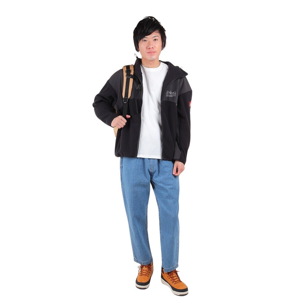 ManhattanPortage（メンズ）フーデッドブルゾン MP-M488 BLK