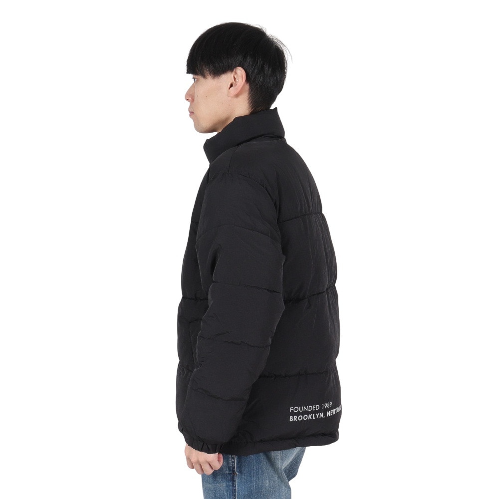 ヤックパック（YAK PAK）（メンズ、レディース）ナイロン パフジャケット 4910001-01 BLK