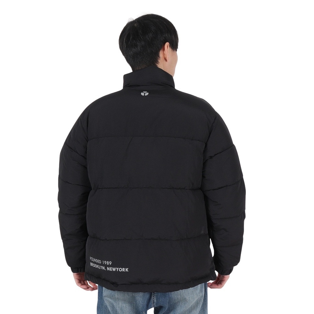 ヤックパック（YAK PAK）（メンズ、レディース）ナイロン パフジャケット 4910001-01 BLK