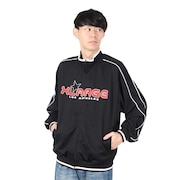 (メンズ)EMBROIDERED ロゴ パイピング トラックジャケット 101243021003-BLACK