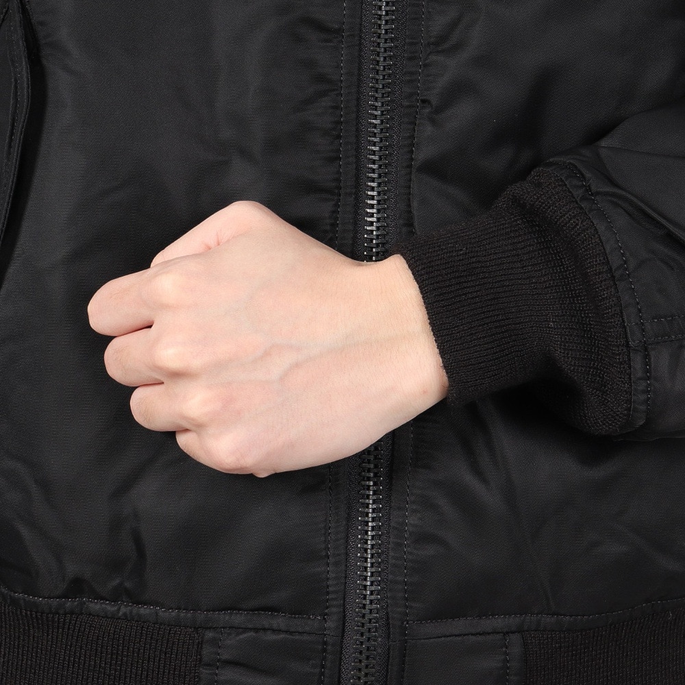 アヴィレックス（AVIREX）（メンズ）MA-1 コマーシャル ロゴ ジャンパー 783-2952013 BLACK