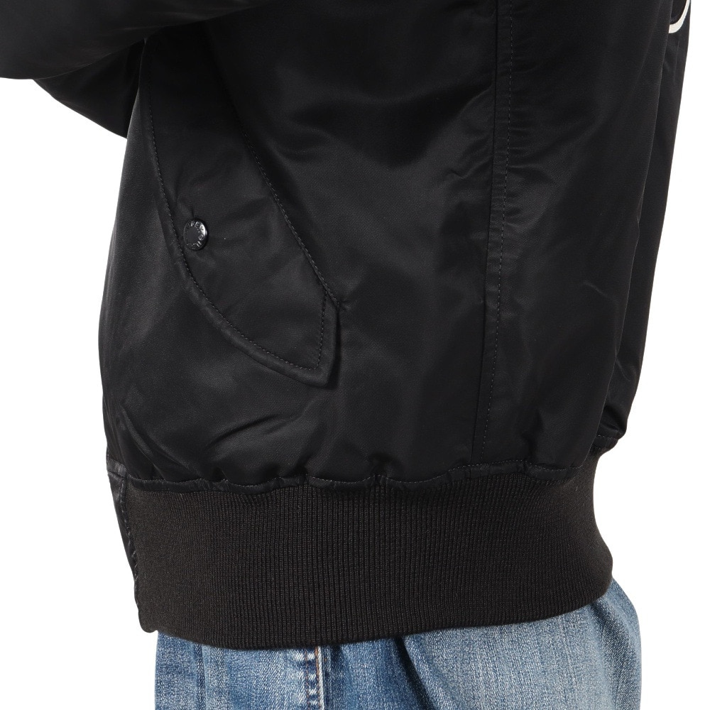 アヴィレックス（AVIREX）（メンズ）MA-1 コマーシャル ロゴ ジャンパー 783-2952013 BLACK