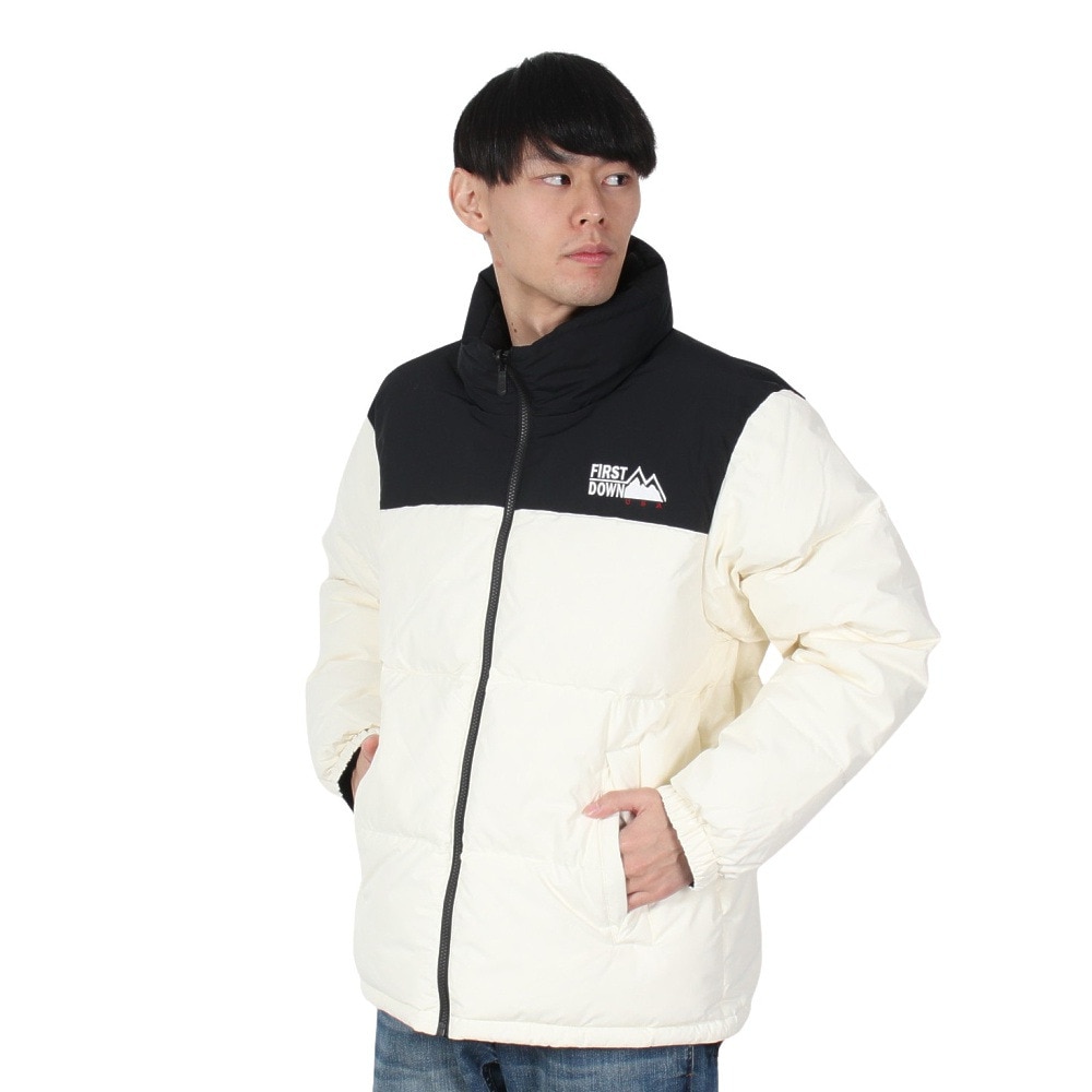 FIRSTDOWN バブルダウンジャケット マイクロフト F742001 OWHT M 12 ウェア