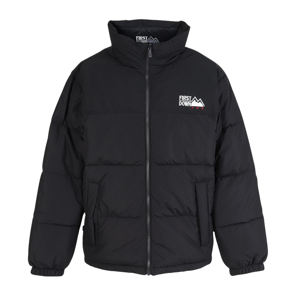 ファーストダウン　ダウンジャケット　ブラック　Lサイズ FIRST DOWN ブラック ダウンジャケットLサイズ