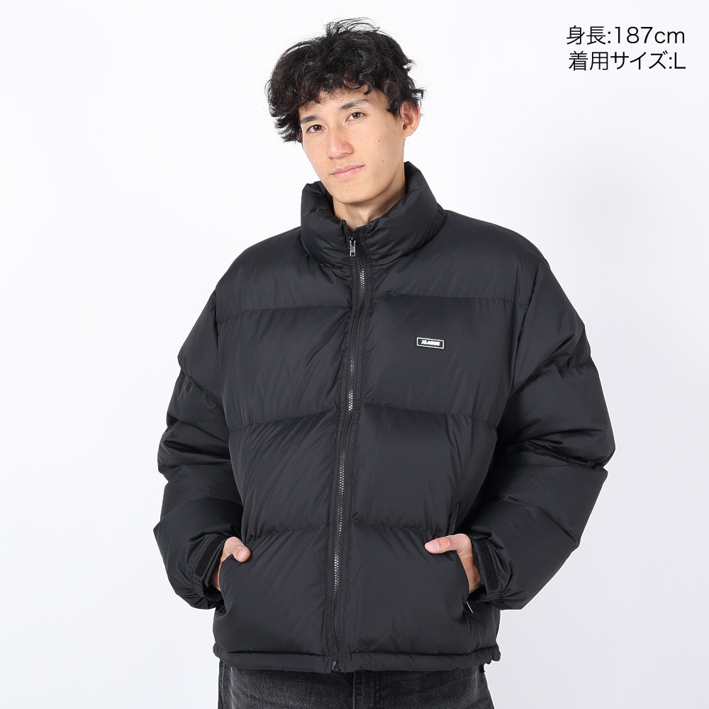 ブランドロゴXLARGE DOWN JACKET ブラック Mサイズ