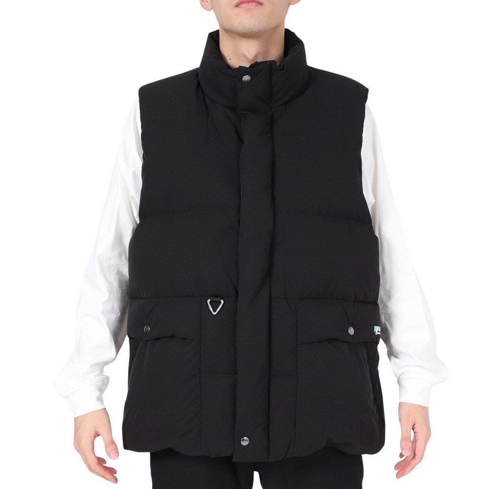 マナスタッシュ（MANASTASH）（メンズ）マーティダウンベスト23 792-3252023 BLACK