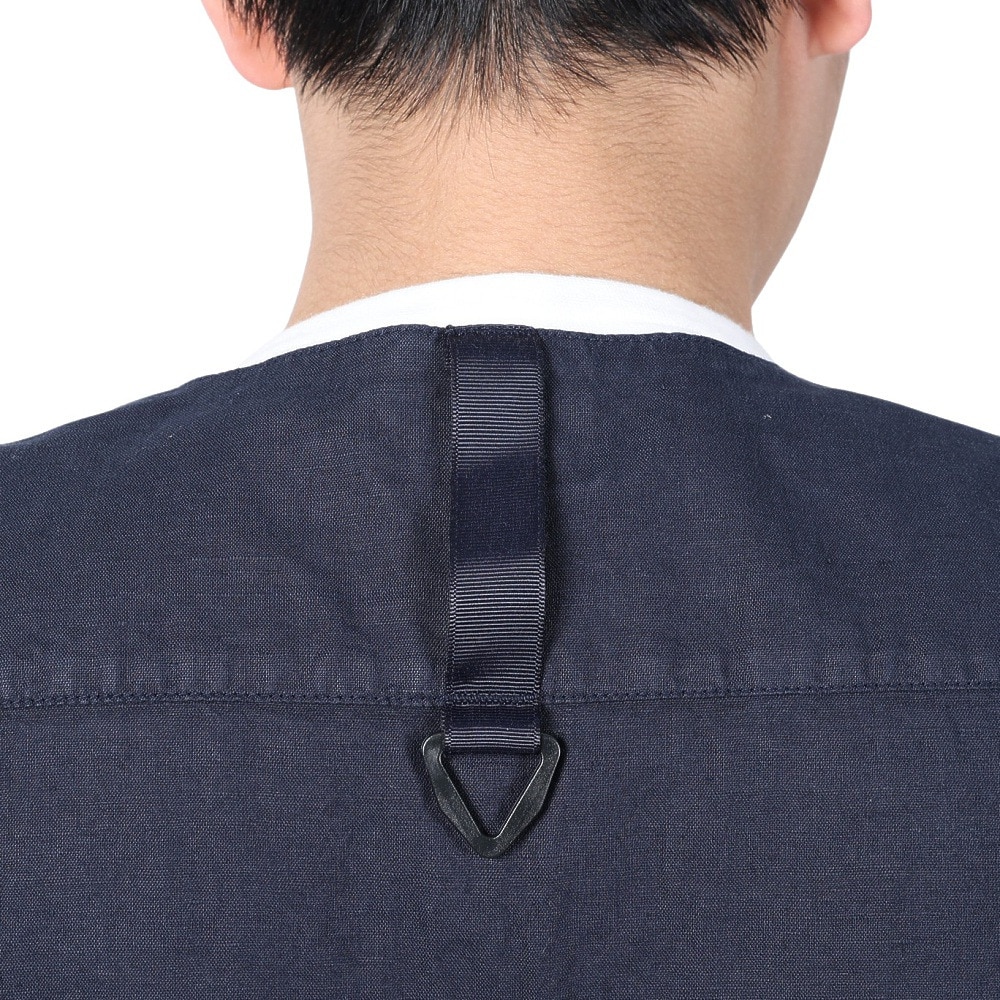 マナスタッシュ（MANASTASH）（メンズ）ヘンプポップベスト 792-4157003 NAVY