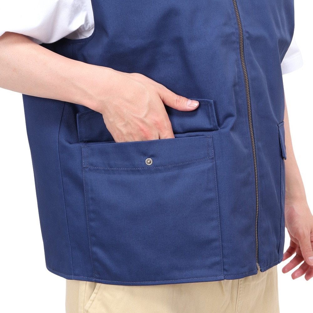 エクストララージ（XLARGE）（メンズ）パッチワーク ベスト 101241021006-NAVY