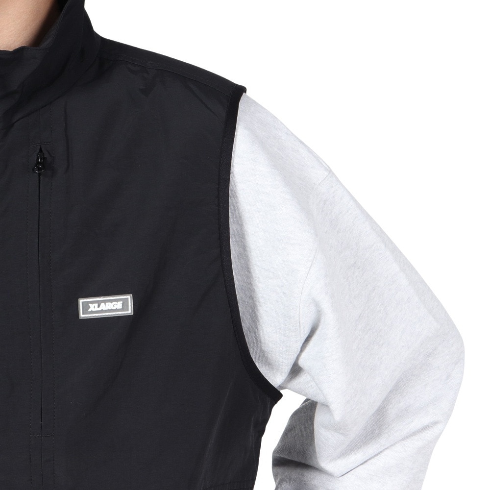エクストララージ（XLARGE）（メンズ）UTILITY ナイロンベスト 101243021001-BLACK