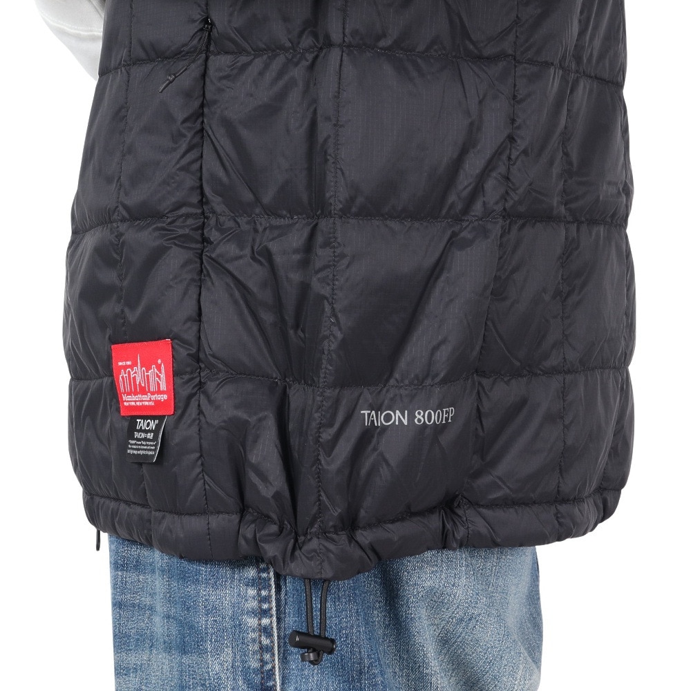 マンハッタンポーテージ（ManhattanPortage）（メンズ）スタンド ダウンベスト タイオン 24FW-MP-TAION 06 BLACK
