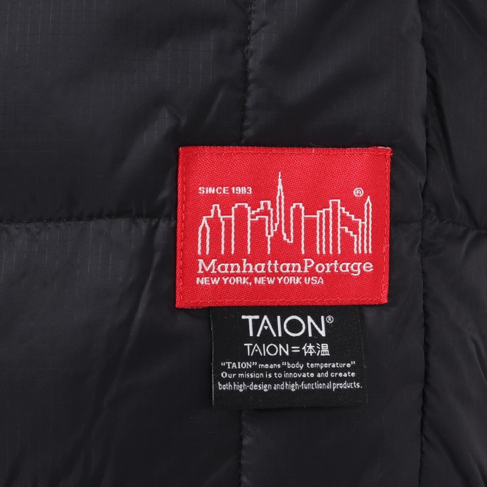 マンハッタンポーテージ（ManhattanPortage）（メンズ）スタンド ダウンベスト タイオン 24FW-MP-TAION 06 BLACK