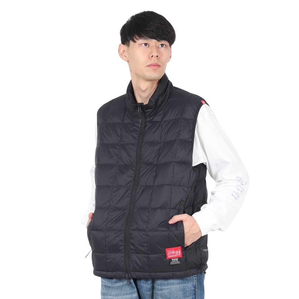 マンハッタンポーテージ（ManhattanPortage）（メンズ）スタンド ダウンベスト タイオン 24FW-MP-TAION 06 BLACK