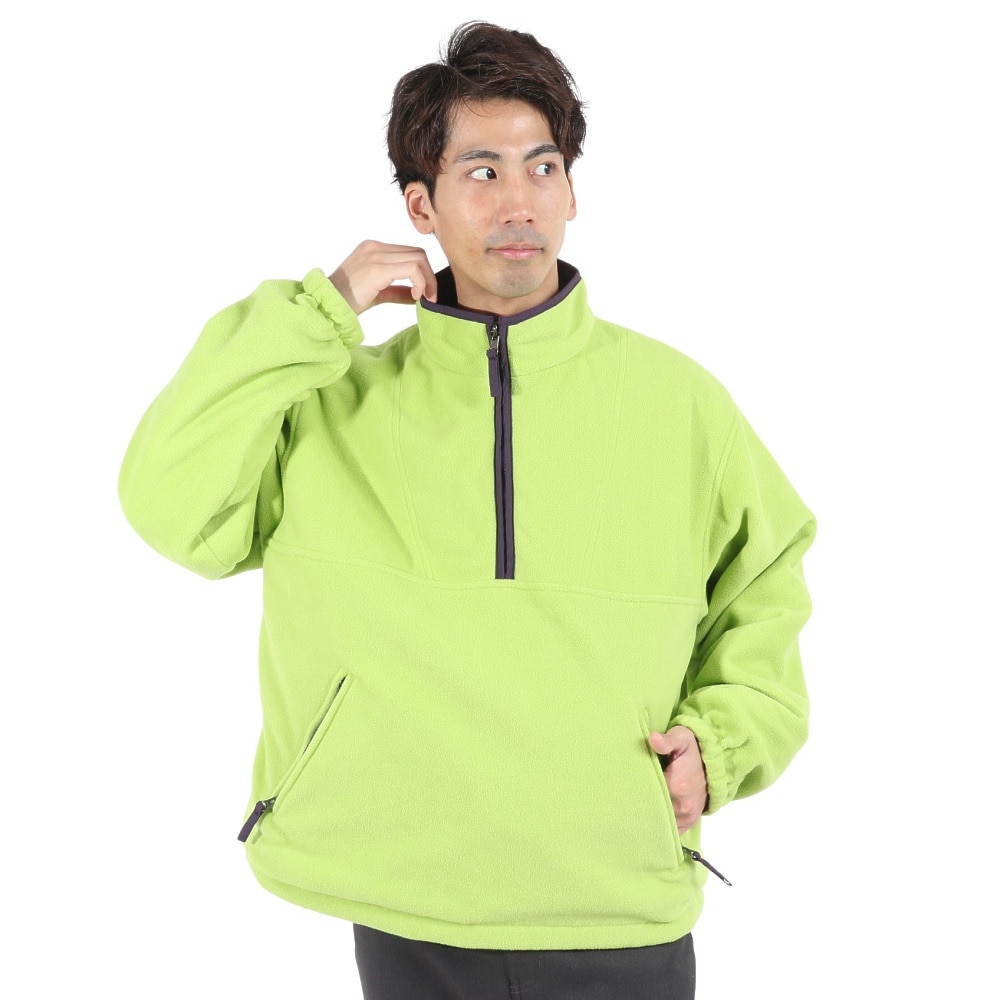 エクストララージ（XLARGE）（メンズ）リバーシブル ハーフジップ ジャケット 101234021016-LtGREEN