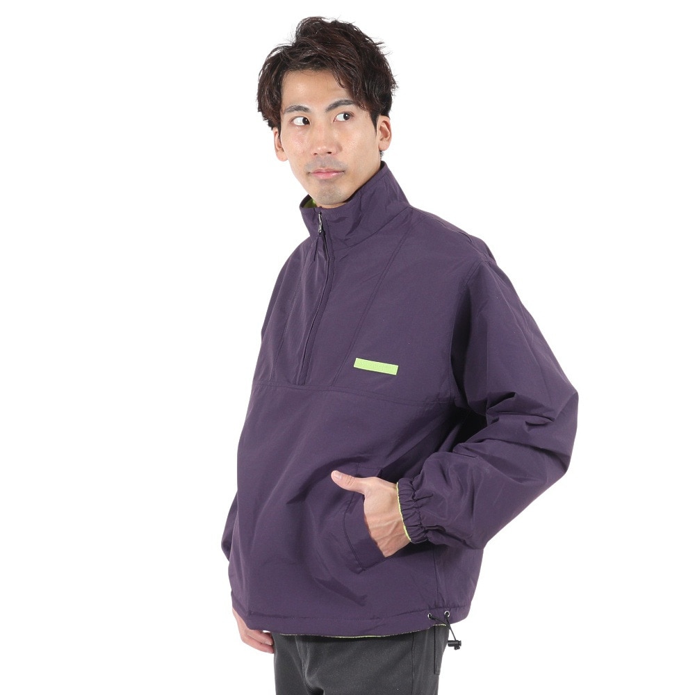 エクストララージ（XLARGE）（メンズ）リバーシブル ハーフジップ ジャケット 101234021016-LtGREEN