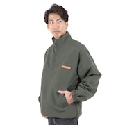 (メンズ)リバーシブル ハーフジップ ジャケット 101234021016-ORANGE