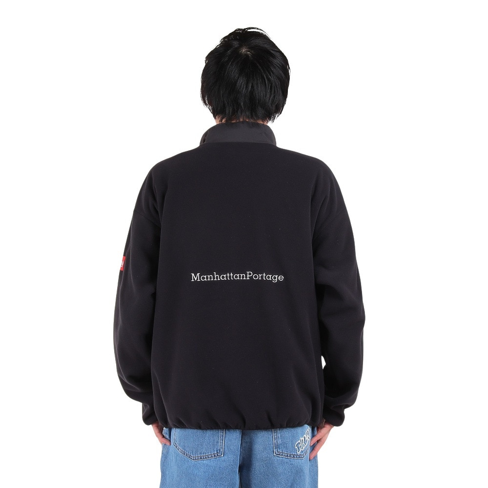 マンハッタンポーテージ（ManhattanPortage）（メンズ）スタンドハーフJPプルオーバー 23FW-MP-M545 BLK
