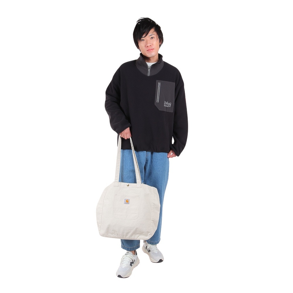 マンハッタンポーテージ（ManhattanPortage）（メンズ）スタンドハーフJPプルオーバー 23FW-MP-M545 BLK