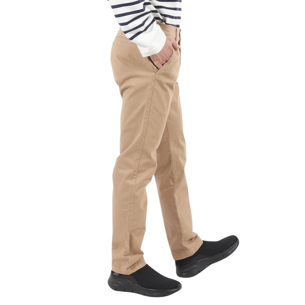 ヘインズ（Hanes）（メンズ）チノストレッチノータックパンツ 067010-BEG