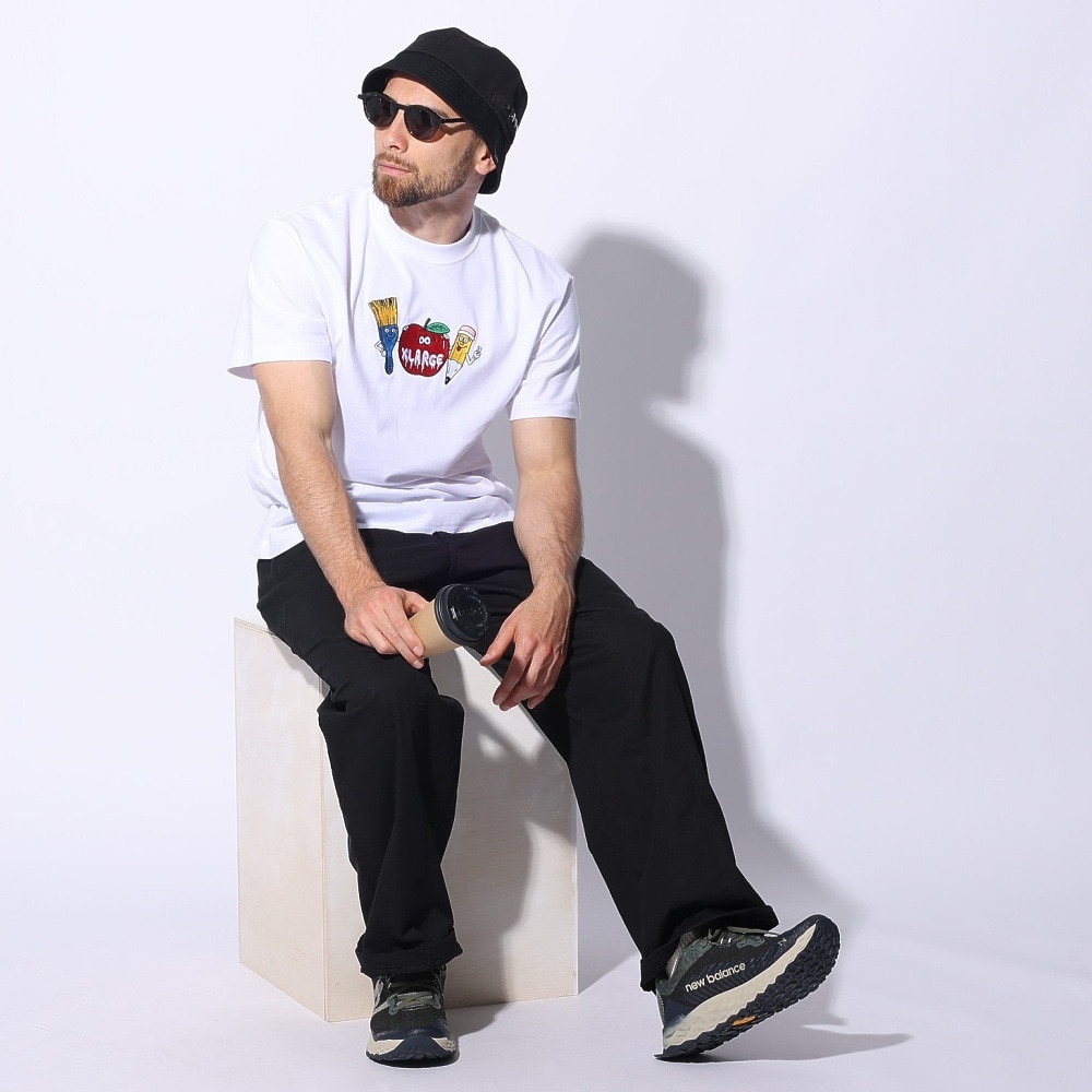 エクストララージ（XLARGE）（メンズ）PANELED ワイド チノ パンツ 101241031010-BLACK