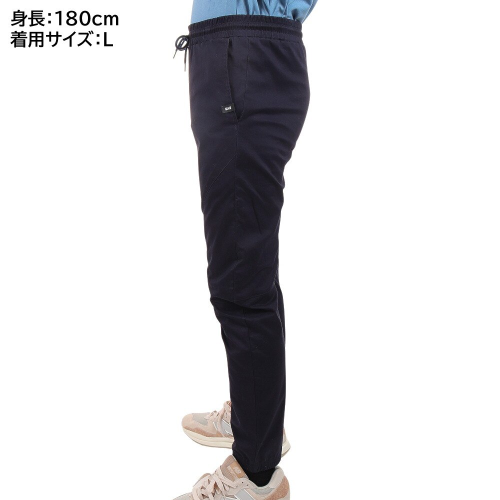 S.A.S（メンズ）ストレッチ 3Dカッティング イージーパンツ SAS2145101-79 NAVY