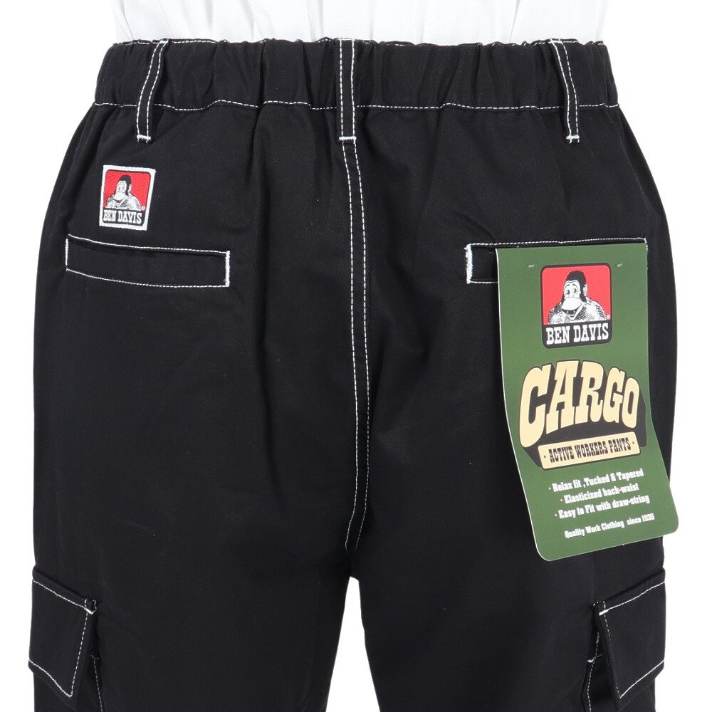 ベンデイビス（BEN DAVIS）（メンズ）パンツ メンズ アクティブカーゴパンツ 23180001-BLK★★★