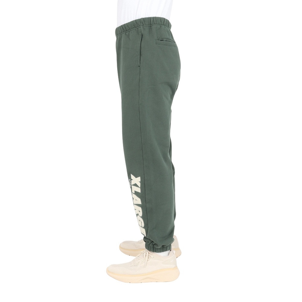 エクストララージ（XLARGE）（メンズ）CHENILLE ロゴ スウェットパンツ 101243031016-GREEN