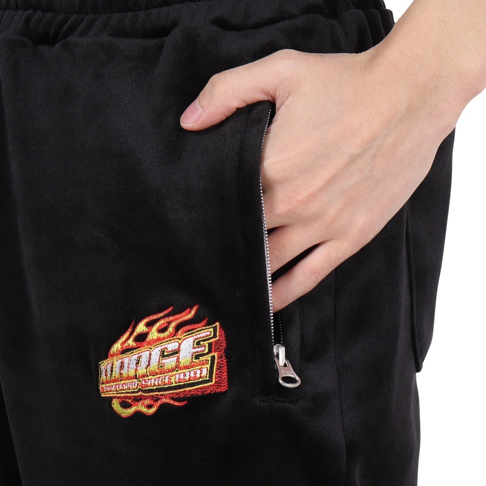 エクストララージ（XLARGE）（メンズ）VELOUR トラック パンツ 101244031006-BLACK
