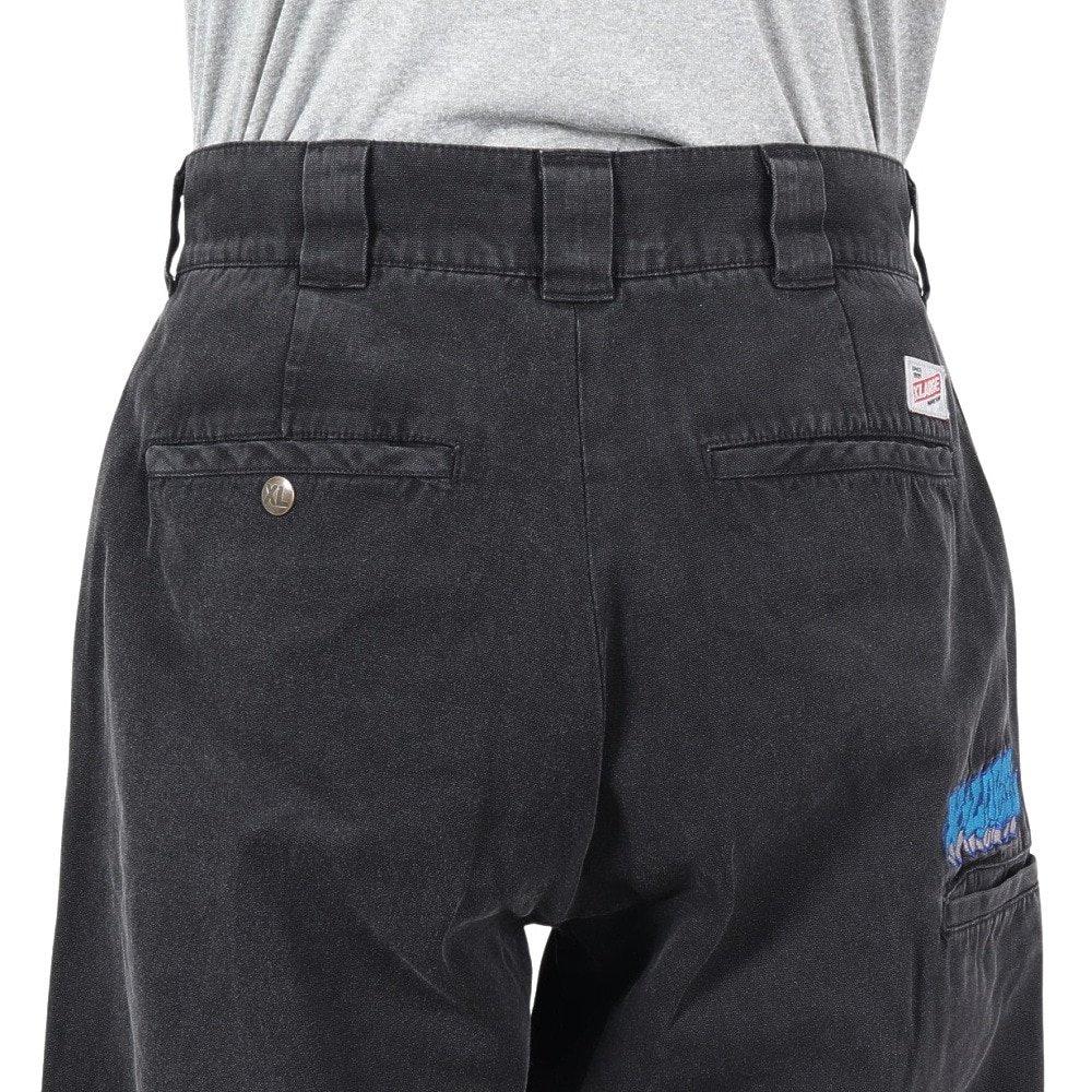 エクストララージ（XLARGE）（メンズ）OVERDYED DOUBLE KNEE パンツ 101243031009-BLACK
