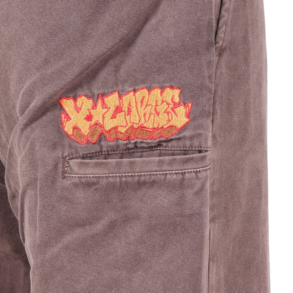 エクストララージ（XLARGE）（メンズ）OVERDYED DOUBLE KNEE パンツ 101243031009-BROWN