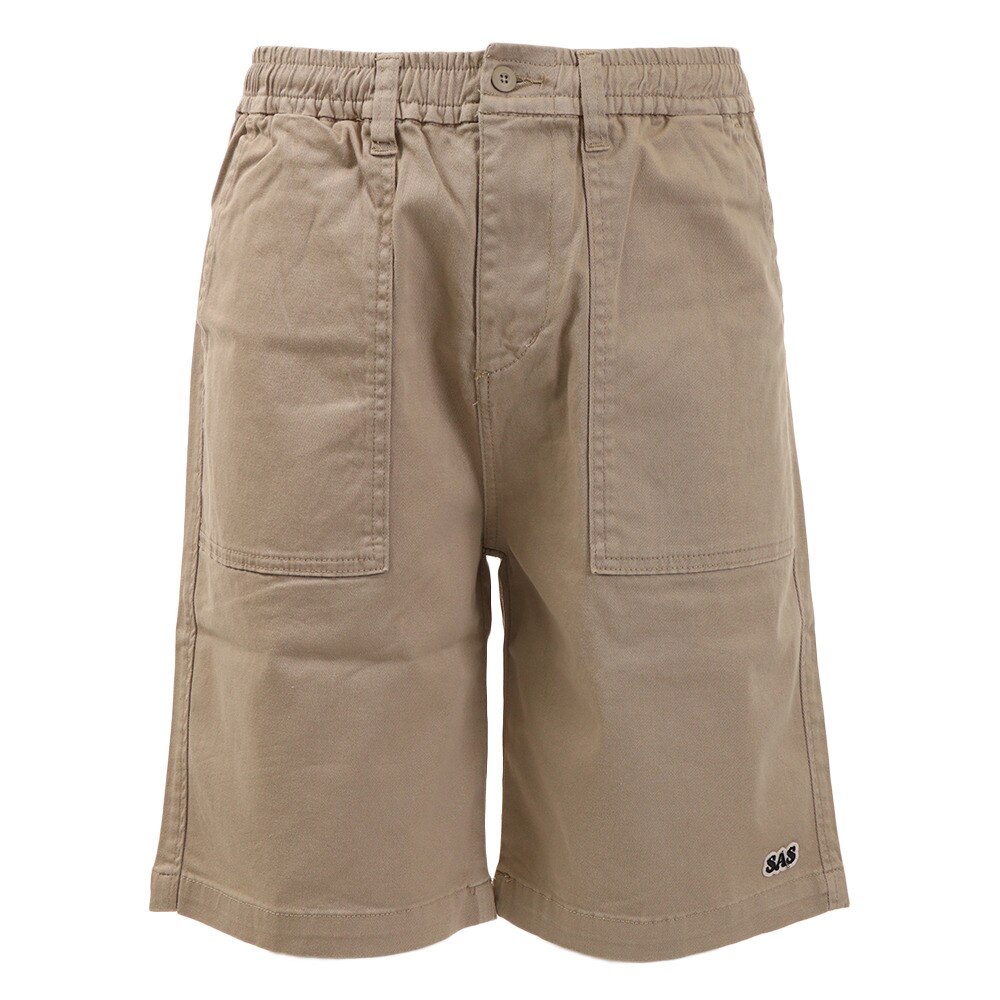  【多少の傷汚れありの為大奉仕】ハーフパンツ STツイルベイカーショーツ SAS1858902-1-BEG オンライン価格