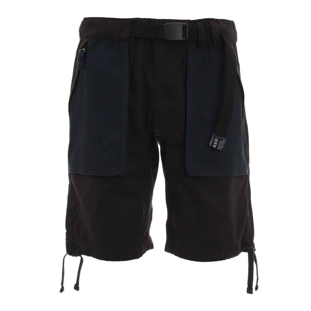  ハーフパンツ ストレッチベルトショーツ 881EK0EG3306NVY