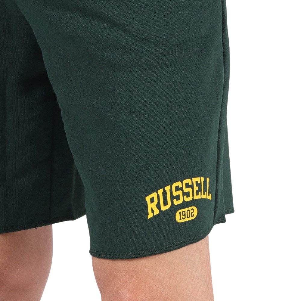 ラッセル（RUSSELL）（メンズ）ハーフパンツ メンズ コットンライク スウェット RBM23S0010 GRN