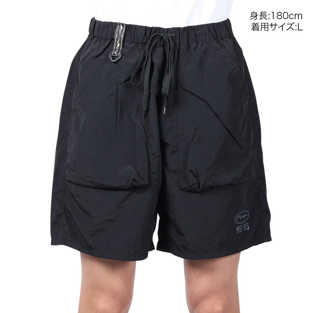 マナスタッシュ（MANASTASH）（メンズ）パークショーツ 792-3913005 BLACK