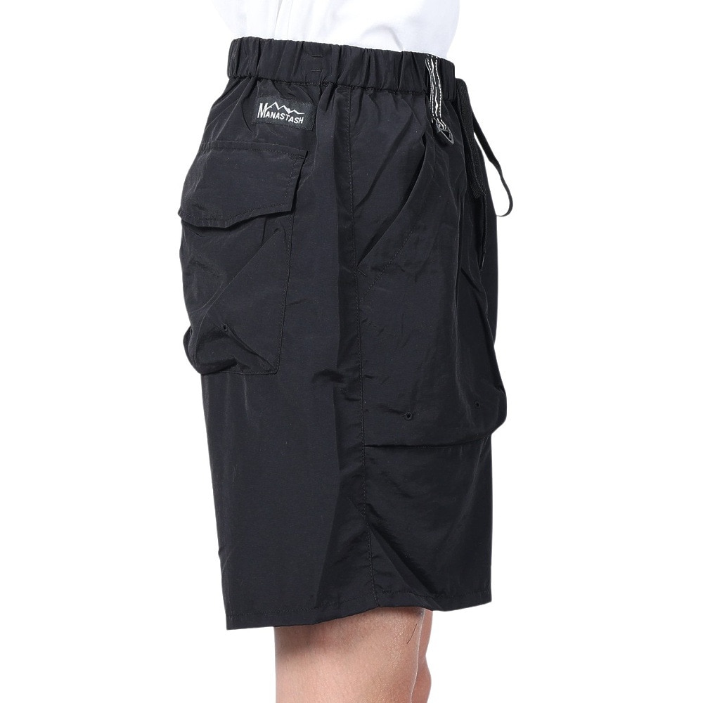 マナスタッシュ（MANASTASH）（メンズ）パークショーツ 792-3913005 BLACK