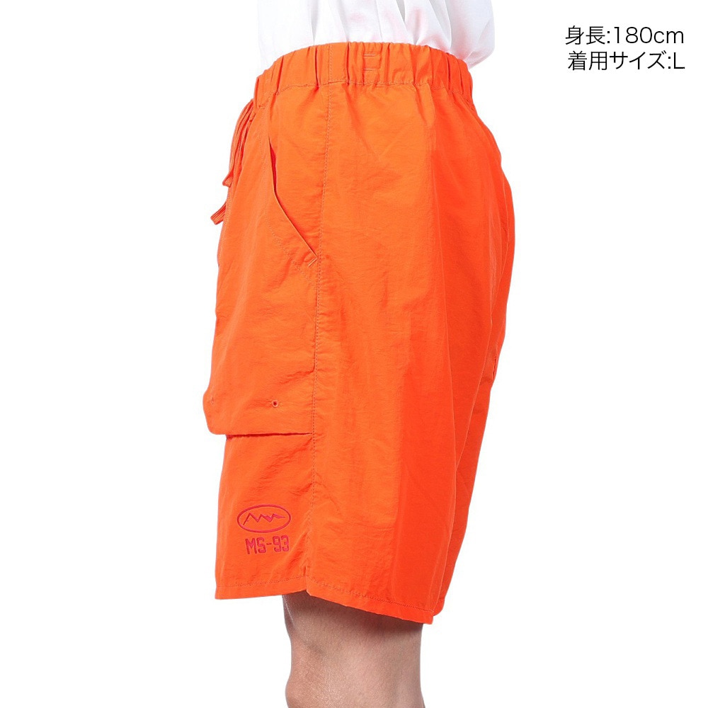 マナスタッシュ（MANASTASH）（メンズ）パークショーツ 792-3913005 ORANGE