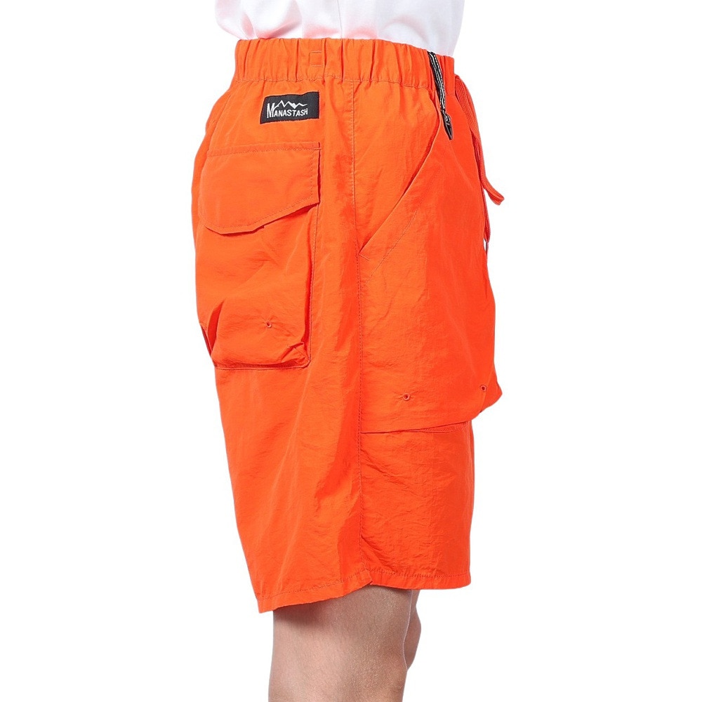 マナスタッシュ（MANASTASH）（メンズ）パークショーツ 792-3913005 ORANGE