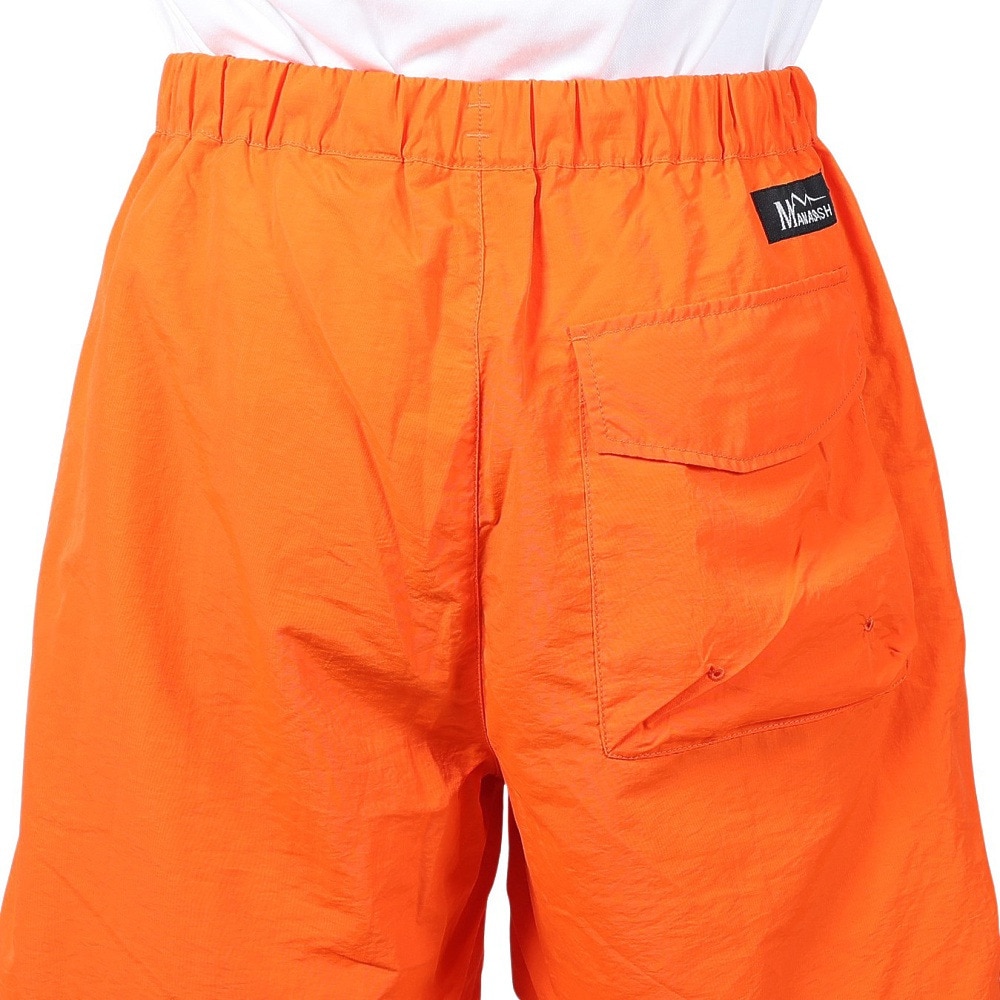 マナスタッシュ（MANASTASH）（メンズ）パークショーツ 792-3913005 ORANGE