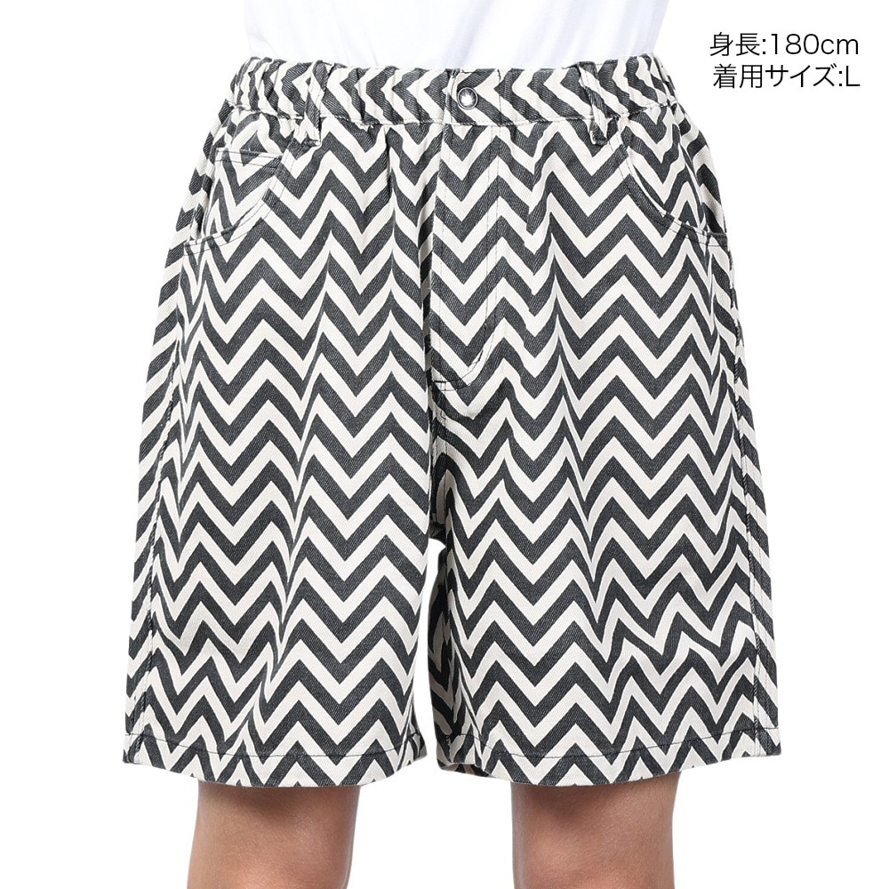マナスタッシュ（MANASTASH）（メンズ）ジグザク CHILLIWACK ショートパンツ 792-4113001 BLACK