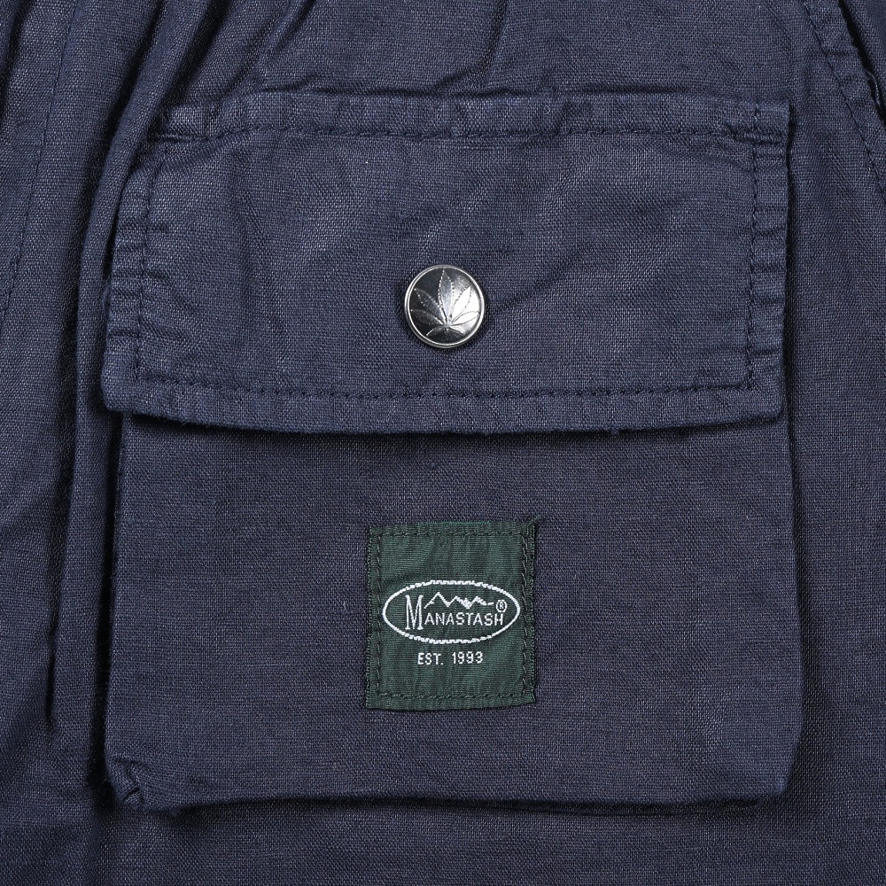 マナスタッシュ（MANASTASH）（メンズ）ヘンプポップショーツ 792-4113003 NAVY