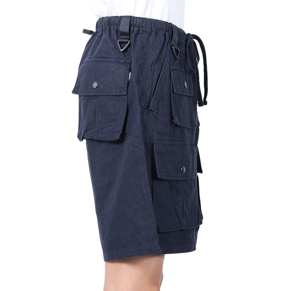 マナスタッシュ（MANASTASH）（メンズ）ヘンプポップショーツ 792-4113003 NAVY