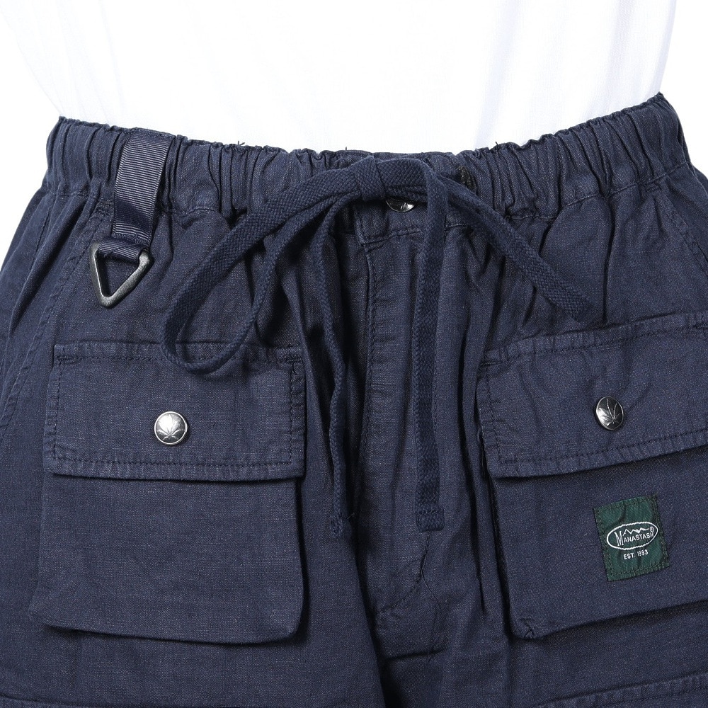 マナスタッシュ（MANASTASH）（メンズ）ヘンプポップショーツ 792-4113003 NAVY