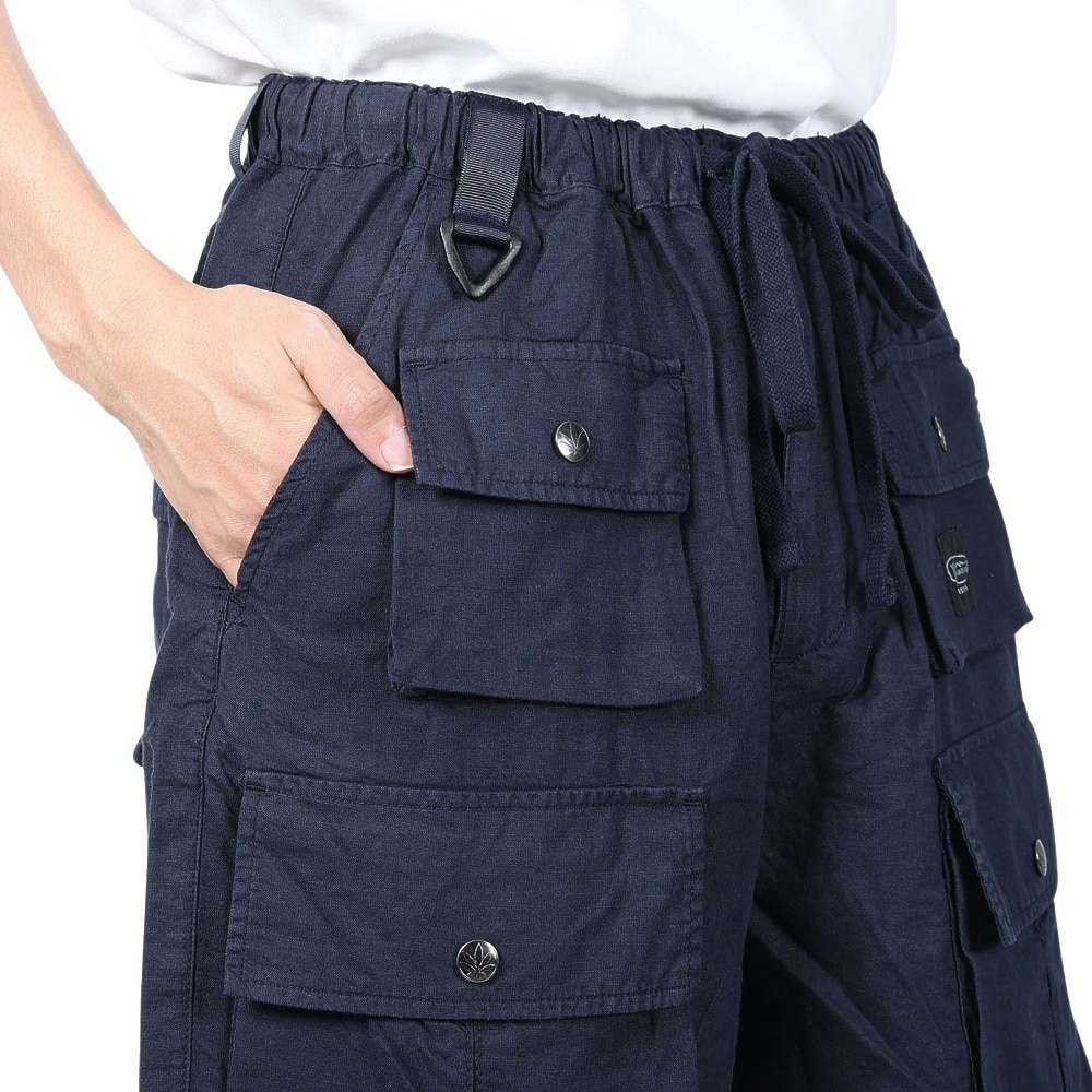 マナスタッシュ（MANASTASH）（メンズ）ヘンプポップショーツ 792-4113003 NAVY