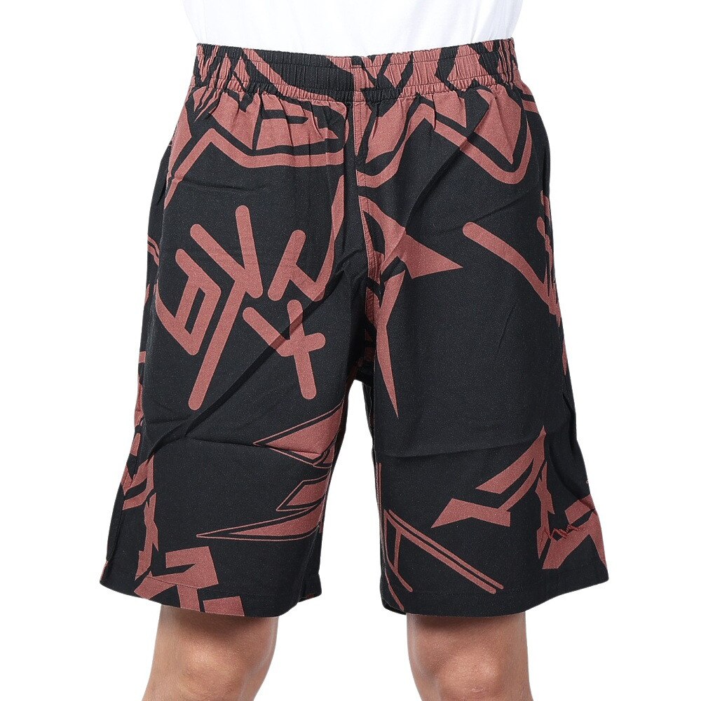 マナスタッシュ（MANASTASH）（メンズ）カタカナ MANALOHA ショーツ 792-4113008 BLACK