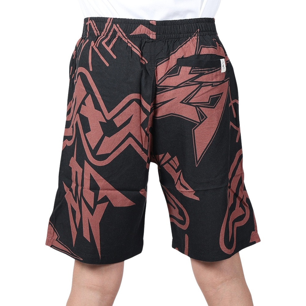 マナスタッシュ（MANASTASH）（メンズ）カタカナ MANALOHA ショーツ 792-4113008 BLACK